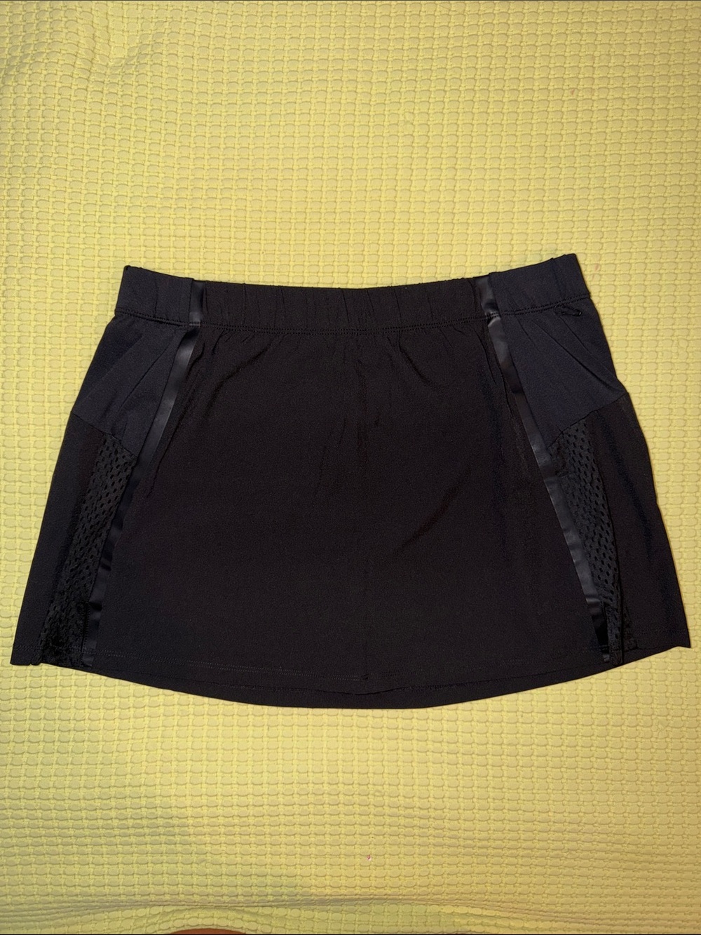 Kyodan Black Athletic Skort with Mesh Insets